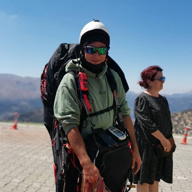 Paragliding pilot Yan